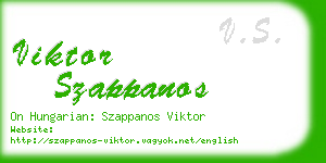 viktor szappanos business card